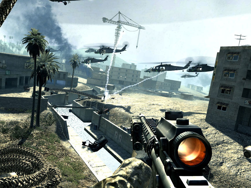 change game information for call of duty 4 modern warfare on mac